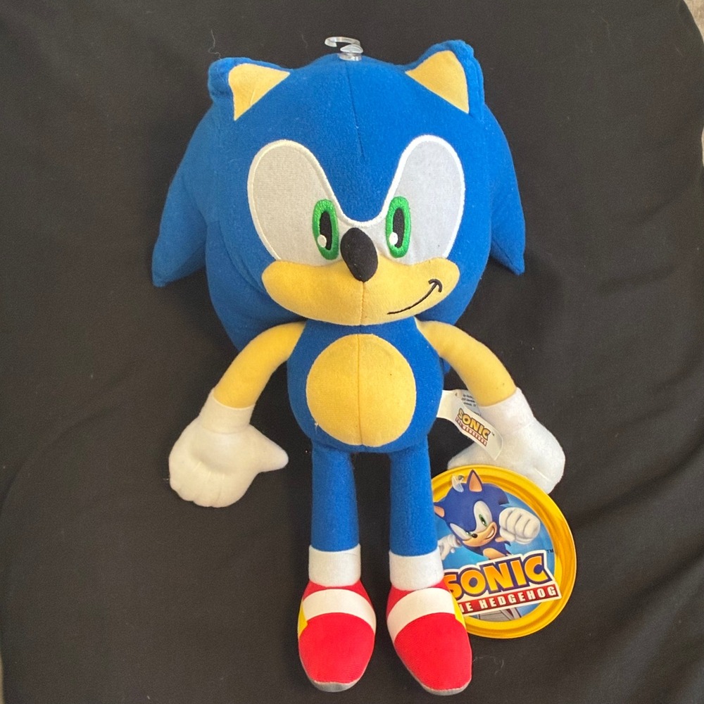 Sonic the Hedgehog Plush 12" Stuffed SEGA Exclusive Licensed Toy